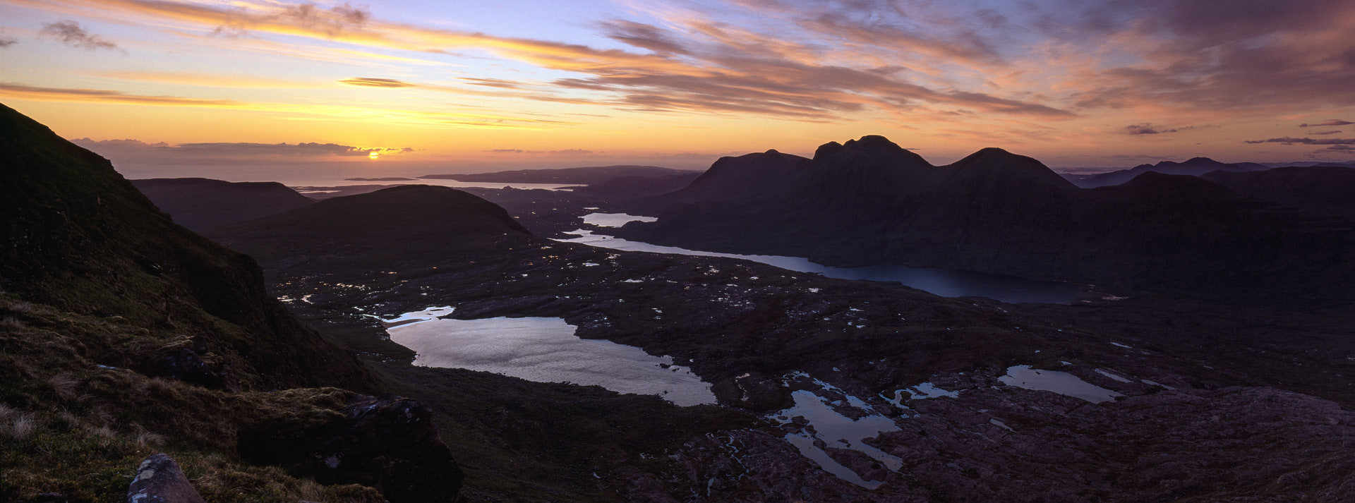 Baosbheinn Sunset, Shieldaig Forest
