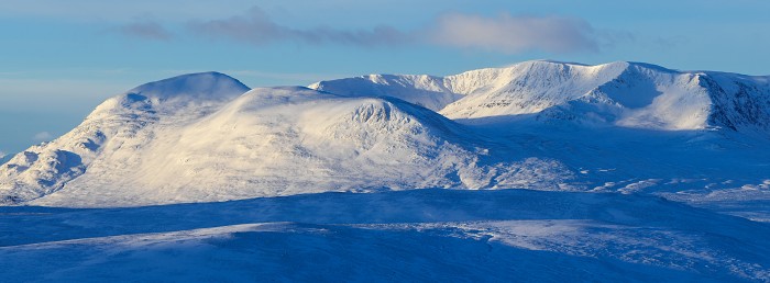 Ben Alder. Ben Alder Forest. Hasselblad X1D 150mm. February 2022