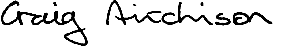 Craig Aitchison signature